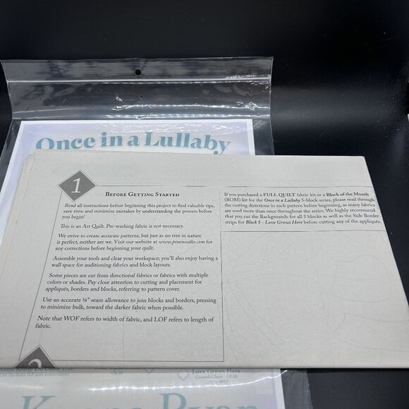 McKenna Ryan Block 4 “Dreams Really Do Come True” Applique Quilt Sewing Pattern - Picture 5 of 6